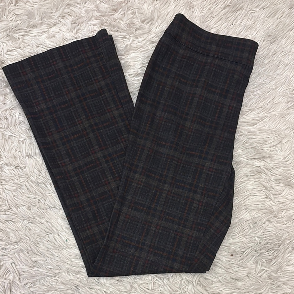 Simply Vera Vera Wang plaid pull up bootcut pants size M